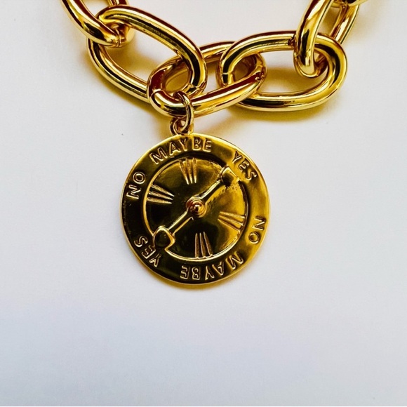 New! Rare CELESTE STARRE Yes No Maybe Chain Bracelet - Picture 5 of 11